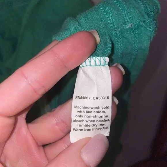 Hollister Green Lace Trim Tank Top - Picture 6 of 6